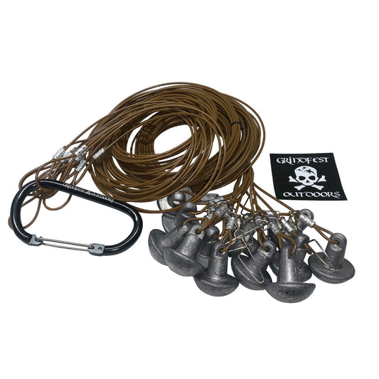 6oz Coated Steel Cable Texas Rigs